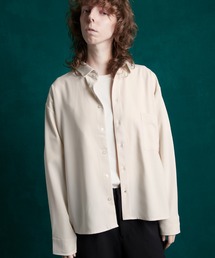 ブライトポプリン オーバースクエア レギュラーカラー シャツ【ENDER PRODUCTS/エンダープロダクツ】