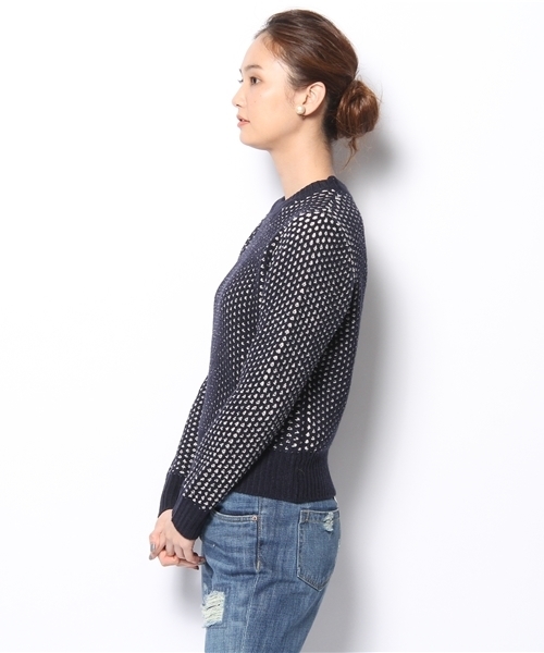 B:MING by BEAMS(ビーミングバイビームス)の「□B ビーミング by ビームス / ACフェザーニットプルオーバー(ニット/セーター・レディース・オフホワイト/ライトグレー/グリーン/ネイビー・ONE SIZE)」の9枚目の写真