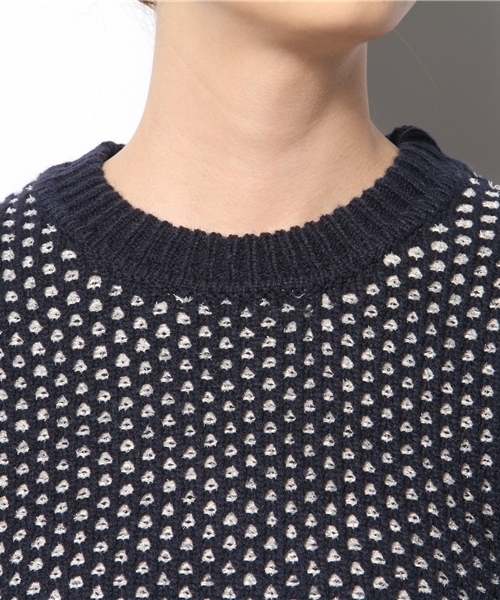 B:MING by BEAMS(ビーミングバイビームス)の「□B ビーミング by ビームス / ACフェザーニットプルオーバー(ニット/セーター・レディース・オフホワイト/ライトグレー/グリーン/ネイビー・ONE SIZE)」の5枚目の写真