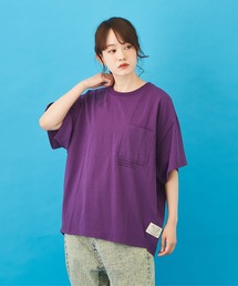 CUBE SUGAR（キューブシュガー）の「OE天竺 ポケット付 ドルマンスリーブ Tシャツ（Tシャツ/カットソー）」