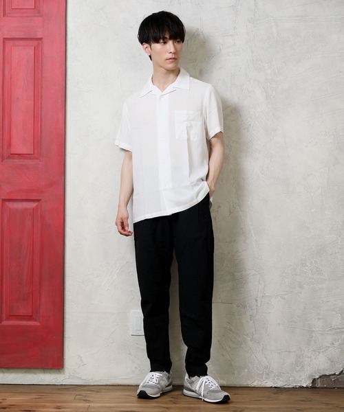 TopIsm（トップイズム）の「【2022】無地コットン ハロンパンツ サルエルパンツ（チノパンツ・メンズ・グリーン/ベージュ/ブラック/ホワイト/カーキ/グレー・LL/M/L）」の11枚目の写真