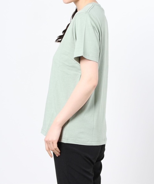 WEGO(ウィゴー)の「WEGO/ワンポイントロゴTシャツ(Tシャツ/カットソー・レディース・グリーン系その他/オフホワイト・MEDIUM/X-LARGE/LARGE/SMALL)」の3枚目の写真