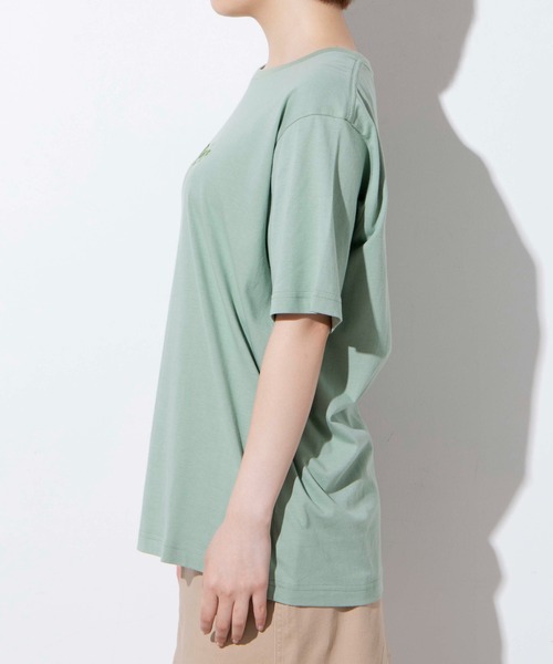 WEGO(ウィゴー)の「WEGO/ワンポイントロゴTシャツ(Tシャツ/カットソー・レディース・グリーン系その他/オフホワイト・MEDIUM/X-LARGE/LARGE/SMALL)」の15枚目の写真