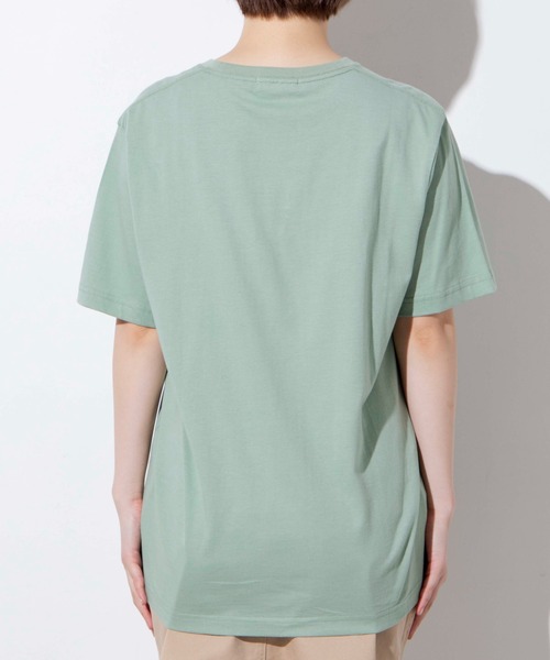 WEGO(ウィゴー)の「WEGO/ワンポイントロゴTシャツ(Tシャツ/カットソー・レディース・グリーン系その他/オフホワイト・MEDIUM/X-LARGE/LARGE/SMALL)」の14枚目の写真