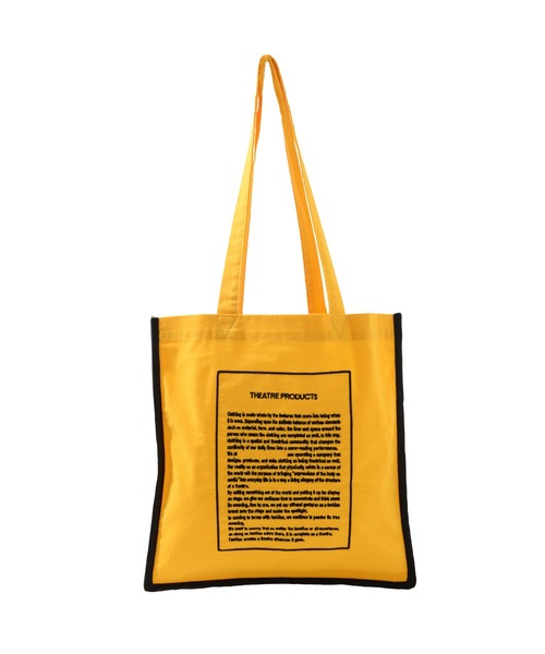 THEATRE PRODUCTS（シアタープロダクツ）の「MANIFEST BAG（トートバッグ・レディース・イエロー/グレー/アイボリー・FREE）」の4枚目の写真