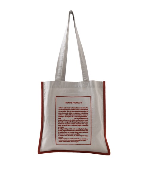 THEATRE PRODUCTS（シアタープロダクツ）の「MANIFEST BAG（トートバッグ・レディース・イエロー/グレー/アイボリー・FREE）」の6枚目の写真