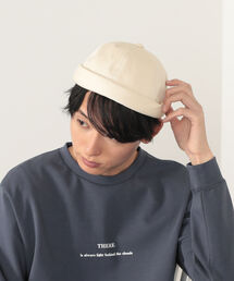 BEAMS HEART / コットンツイル ロールキャップ