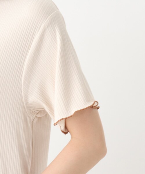 BASECONTROL(ベースコントロール)の「◆【WEB限定】配色メロウカット スリットワンピース(ワンピース・レディース・ダークグレー/アイボリー/ブラック・99)」の9枚目の写真