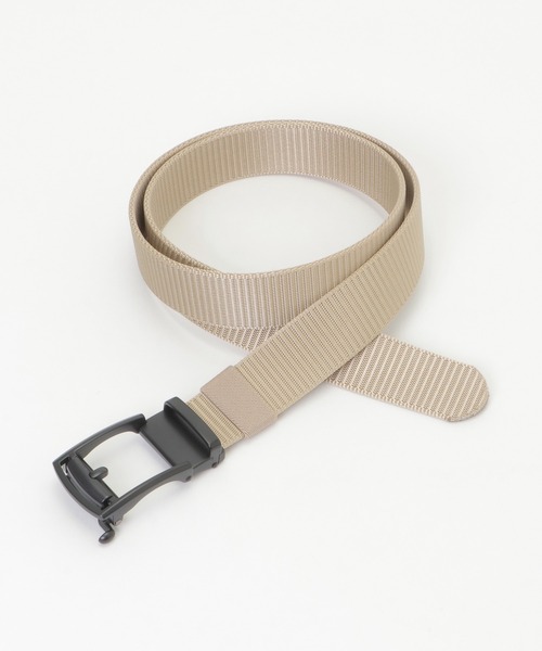 ikka(イッカ)の「スマートロックナイロンベルト(ベルト・メンズ・オリーブ/ブラック/ベージュ/ネイビー/チャコール・FREE)」の4枚目の写真