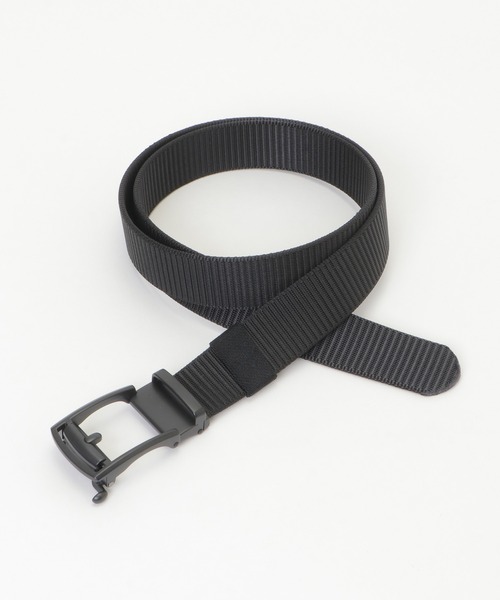 ikka(イッカ)の「スマートロックナイロンベルト(ベルト・メンズ・オリーブ/ブラック/ベージュ/ネイビー/チャコール・FREE)」の2枚目の写真