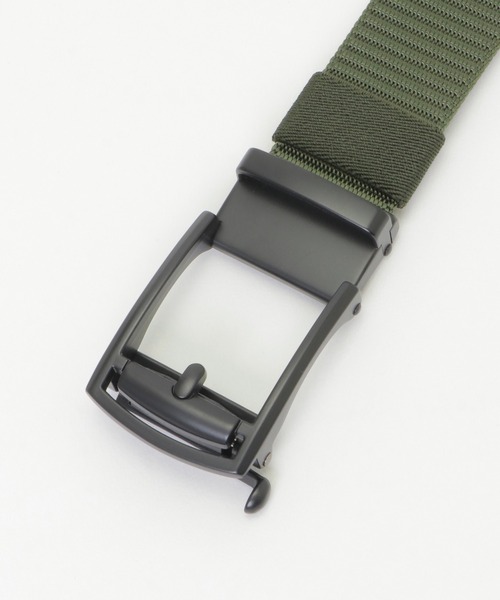 ikka(イッカ)の「スマートロックナイロンベルト(ベルト・メンズ・オリーブ/ブラック/ベージュ/ネイビー/チャコール・FREE)」の10枚目の写真