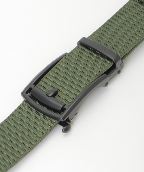 ikka(イッカ)の「スマートロックナイロンベルト(ベルト・メンズ・オリーブ/ブラック/ベージュ/ネイビー/チャコール・FREE)」の13枚目の写真