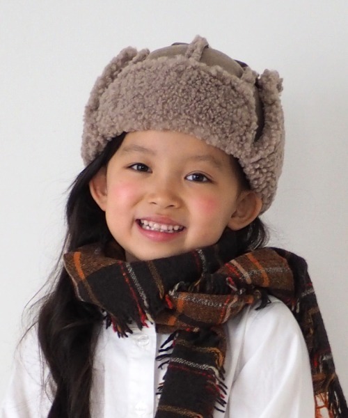 MAKE YOUR DAY（メイクユアデイ）の「パイロットキャップ（キャップ・キッズ・ブラック/ベージュ/ブラウン/アイボリー・46/48/50/52/54/56/59）」の11枚目の写真