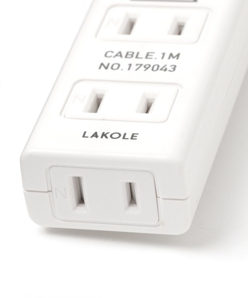 LAKOLE（ラコレ）の「延長電源タップ[4個口] / 944243（生活家電・レディース・ホワイト・FREE）」の11枚目の写真