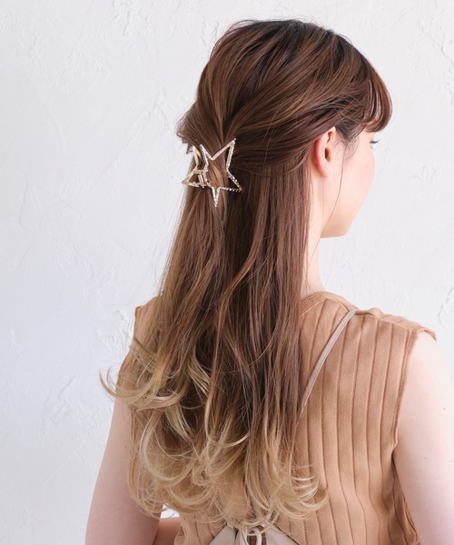 ジェニファーベア　星型　ヘアクリップ　バレッタ ジェニファーベア 星型 ヘアクリップ バレッタ
