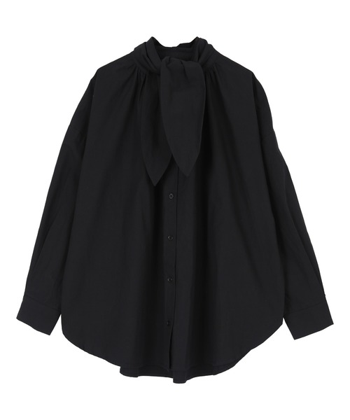 titivate（ティティベイト）の「ﾎﾞｳﾀｲ付きﾎﾞﾘｭｰﾑｼｬﾂﾌﾞﾗｳｽ（シャツ/ブラウス・レディース・ピンク系その他/ブラック/オレンジ系その他/オフホワイト/ブルー系その他・M/S）」の3枚目の写真