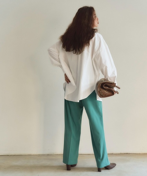 titivate（ティティベイト）の「ﾎﾞｳﾀｲ付きﾎﾞﾘｭｰﾑｼｬﾂﾌﾞﾗｳｽ（シャツ/ブラウス・レディース・ピンク系その他/ブラック/オレンジ系その他/オフホワイト/ブルー系その他・M/S）」の9枚目の写真