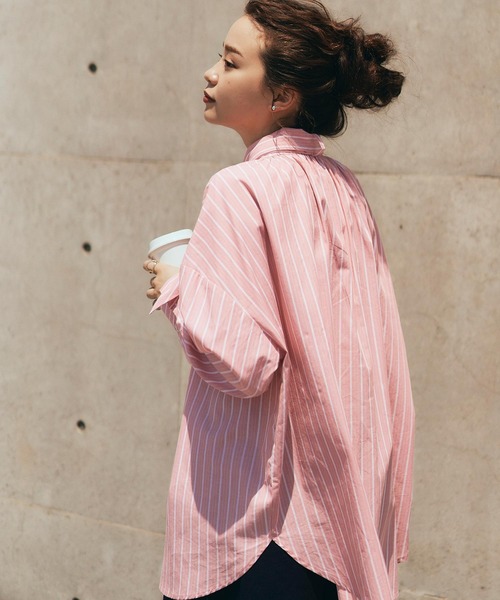 titivate（ティティベイト）の「ﾎﾞｳﾀｲ付きﾎﾞﾘｭｰﾑｼｬﾂﾌﾞﾗｳｽ（シャツ/ブラウス・レディース・ピンク系その他/ブラック/オレンジ系その他/オフホワイト/ブルー系その他・M/S）」の16枚目の写真