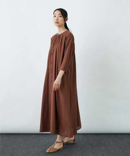 LOISIR（ロワズィール）の「ストライプパッチワークワンピース 