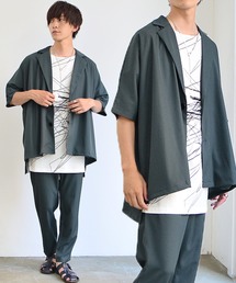 MinoriTY | とろみ素材ビッグドルマンセットアップ(セットアップ)