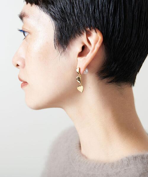 MAYU（マユ）の「別注＜MAYU（マユ）＞3HRT F/PRL ピアス †（ピアス  