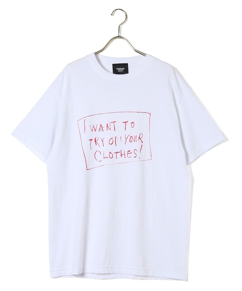 MADEMOISELLE ROPE'(マドモアゼル ロペ)の「【TODAY edition for MADEMOISELLE】メッセージTシャツ(Tシャツ/カットソー・レディース・ホワイト/ブラック/ホワイト系その他/ホワイト系その他2・FREE)」の17枚目の写真