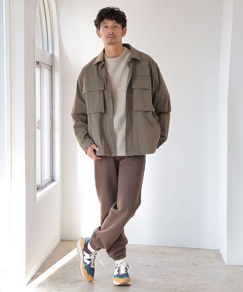 B:MING by BEAMS（ビーミングバイビームス）の「B:MING by BEAMS / タスマニアウール 畦編み クルーネック ニット（ニット/セーター・メンズ・ブラック/サックスブルー/ベージュ/グリーン・LARGE/SMALL/MEDIUM/X-LARGE）」の12枚目の写真