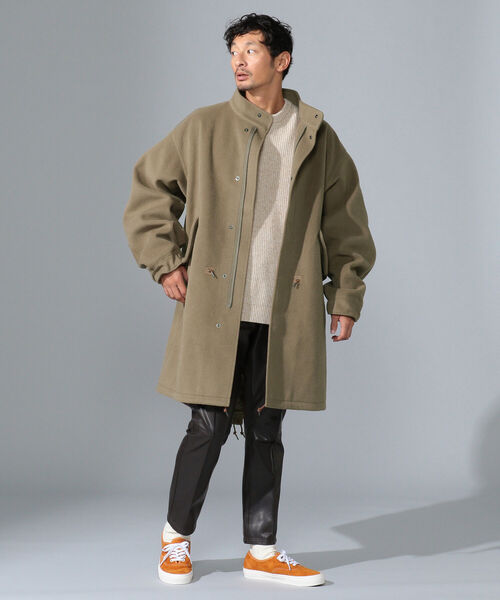 B:MING by BEAMS（ビーミングバイビームス）の「B:MING by BEAMS / タスマニアウール 畦編み クルーネック ニット（ニット/セーター・メンズ・ブラック/サックスブルー/ベージュ/グリーン・LARGE/SMALL/MEDIUM/X-LARGE）」の8枚目の写真