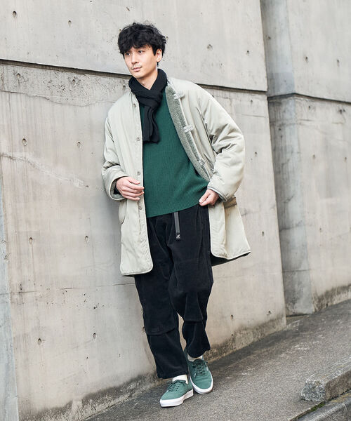 B:MING by BEAMS（ビーミングバイビームス）の「B:MING by BEAMS / タスマニアウール 畦編み クルーネック ニット（ニット/セーター・メンズ・ブラック/サックスブルー/ベージュ/グリーン・LARGE/SMALL/MEDIUM/X-LARGE）」の15枚目の写真