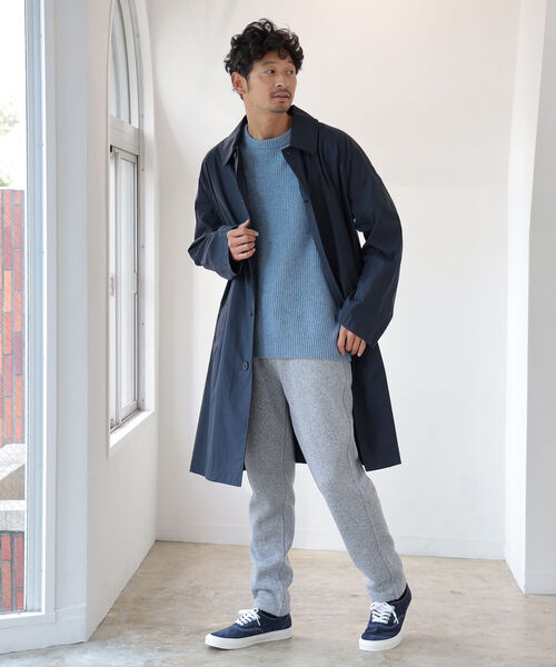 B:MING by BEAMS（ビーミングバイビームス）の「B:MING by BEAMS / タスマニアウール 畦編み クルーネック ニット（ニット/セーター・メンズ・ブラック/サックスブルー/ベージュ/グリーン・LARGE/SMALL/MEDIUM/X-LARGE）」の21枚目の写真