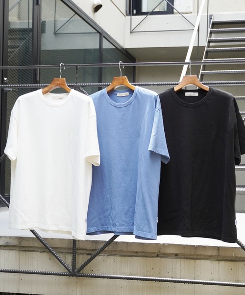 #Re:room(リルーム)の「ウォッシュドヴィンテージビッグTシャツ(Tシャツ/カットソー・メンズ・ブラック/オフホワイト/ブルー・SMALL/MEDIUM/LARGE)」の16枚目の写真