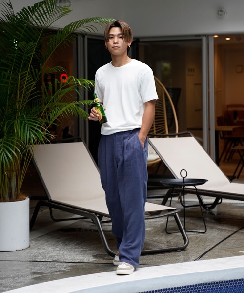 #Re:room(リルーム)の「ウォッシュドヴィンテージビッグTシャツ(Tシャツ/カットソー・メンズ・ブラック/オフホワイト/ブルー・SMALL/MEDIUM/LARGE)」の13枚目の写真