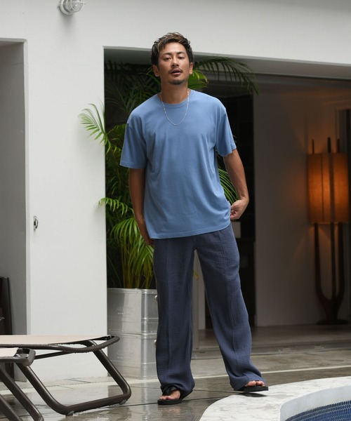 #Re:room(リルーム)の「ウォッシュドヴィンテージビッグTシャツ(Tシャツ/カットソー・メンズ・ブラック/オフホワイト/ブルー・SMALL/MEDIUM/LARGE)」の19枚目の写真
