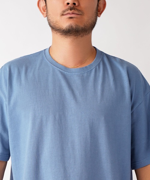 #Re:room(リルーム)の「ウォッシュドヴィンテージビッグTシャツ(Tシャツ/カットソー・メンズ・ブラック/オフホワイト/ブルー・SMALL/MEDIUM/LARGE)」の21枚目の写真