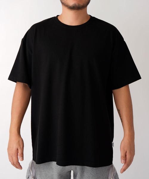 #Re:room(リルーム)の「ウォッシュドヴィンテージビッグTシャツ(Tシャツ/カットソー・メンズ・ブラック/オフホワイト/ブルー・SMALL/MEDIUM/LARGE)」の9枚目の写真