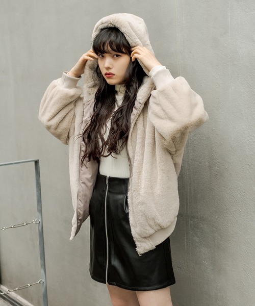 RASVOA（ラスボア）の「フロントジップレザースカート（スカート・レディース・ブラック・FREE）」の18枚目の写真