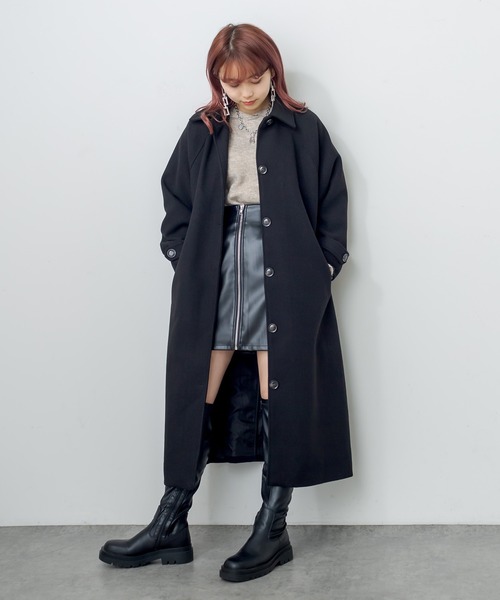 RASVOA（ラスボア）の「フロントジップレザースカート（スカート・レディース・ブラック・FREE）」の22枚目の写真