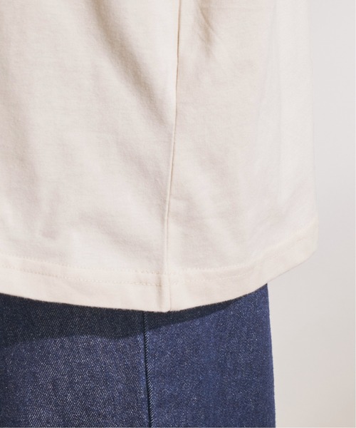 OLIVE des OLIVE（オリーブデオリーブ）の「CreamyビッグTシャツ（Tシャツ/カットソー・レディース・ベージュ/オフホワイト/ラベンダー/スミクロ・FREE）」の19枚目の写真