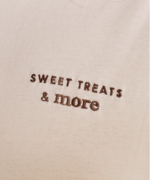 OLIVE des OLIVE（オリーブデオリーブ）の「CreamyビッグTシャツ（Tシャツ/カットソー・レディース・ベージュ/オフホワイト/ラベンダー/スミクロ・FREE）」の21枚目の写真