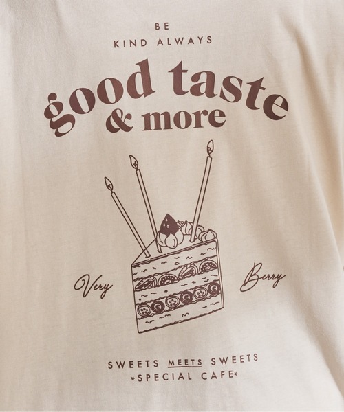 OLIVE des OLIVE（オリーブデオリーブ）の「CreamyビッグTシャツ（Tシャツ/カットソー・レディース・ベージュ/オフホワイト/ラベンダー/スミクロ・FREE）」の22枚目の写真