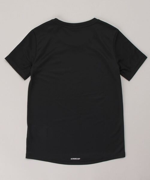 adidas（アディダス）の「デザインド トゥ ムーブ 3ストライプス 半袖Tシャツ [Design 2 Move 3-Stripes Tee] アディダス (キッズ／子供用)（Tシャツ/カットソー・キッズ・ブラック×ホワイト/ダークネイビー/ロイヤルブルー・100/110/120/130/140/150/160）」の6枚目の写真