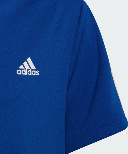 adidas（アディダス）の「デザインド トゥ ムーブ 3ストライプス 半袖Tシャツ [Design 2 Move 3-Stripes Tee] アディダス (キッズ／子供用)（Tシャツ/カットソー・キッズ・ブラック×ホワイト/ダークネイビー/ロイヤルブルー・100/110/120/130/140/150/160）」の8枚目の写真