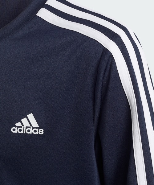 adidas（アディダス）の「デザインド トゥ ムーブ 3ストライプス 半袖Tシャツ [Design 2 Move 3-Stripes Tee] アディダス (キッズ／子供用)（Tシャツ/カットソー・キッズ・ブラック×ホワイト/ダークネイビー/ロイヤルブルー・100/110/120/130/140/150/160）」の10枚目の写真