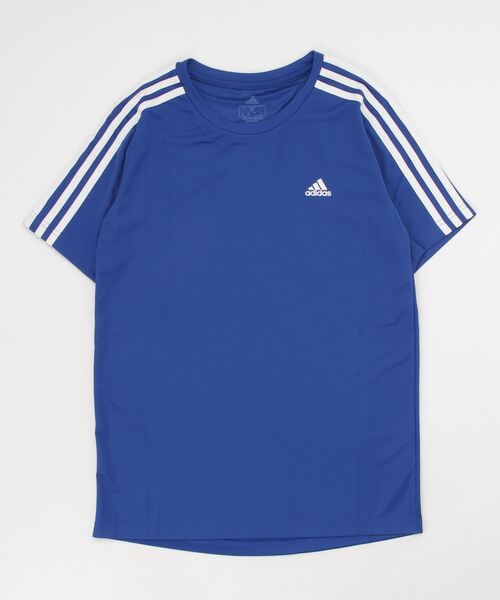 adidas（アディダス）の「デザインド トゥ ムーブ 3ストライプス 半袖Tシャツ [Design 2 Move 3-Stripes Tee] アディダス (キッズ／子供用)（Tシャツ/カットソー・キッズ・ブラック×ホワイト/ダークネイビー/ロイヤルブルー・100/110/120/130/140/150/160）」の11枚目の写真