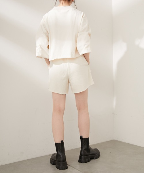 Chico（チコ）の「ロゴスウェットショートパンツ（スウェットパンツ・レディース・アイボリー/グレー/ブラック/グリーン・FREE）」の11枚目の写真