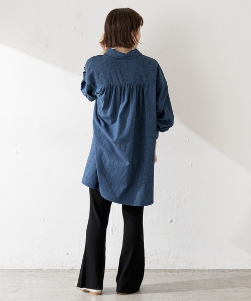 SHENERY（シーナリー）の「リブニットフレアパンツ（その他パンツ・レディース・ブラック/グレイッシュベージュ・FREE）」の13枚目の写真