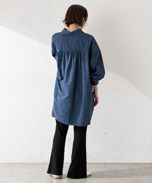 SHENERY（シーナリー）の「リブニットフレアパンツ（その他パンツ・レディース・ブラック/グレイッシュベージュ・FREE）」の19枚目の写真