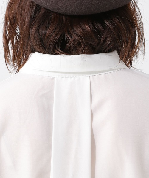 LEPSIM（レプシィム）の「アソートポンチョシャツ長袖　217982（シャツ/ブラウス・レディース・ストライプ/オフホワイト/イエロー・FREE）」の5枚目の写真