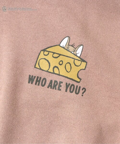 Tom＆Jerry（トムアンドジェリー）の「トムとジェリートレーナー（スウェット・キッズ・パープル/イエロー/オレンジ/ミント・90/100/110/120/80/130/140）」の13枚目の写真