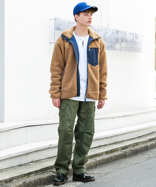 8(eight)(エイト)の「ボアブルゾン(ブルゾン・メンズ・ブラック/ベージュ/オフホワイト/キャメル・MEDIUM/X-LARGE/LARGE)」の19枚目の写真